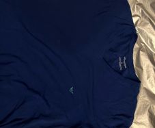 Armani Eagle Stretch Cotton V-Neck T-Shirt, Marine, SIZE XL BRAND NEW white tag