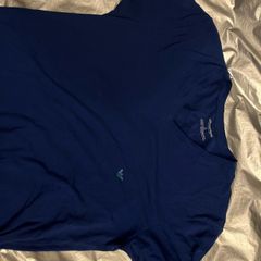 Armani Eagle Stretch Cotton V-Neck T-Shirt, Marine, SIZE XL BRAND NEW white tag
