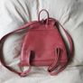 Genuine red leather bag Image 3