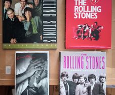 Four Collectors Rolling Stones Books