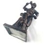 Vintage metal figurine of a blacksmith Image 8