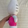 Hello Kitty Plush Pink Dress approx. 35 cm. a bit dirty Please see pictures Image 6