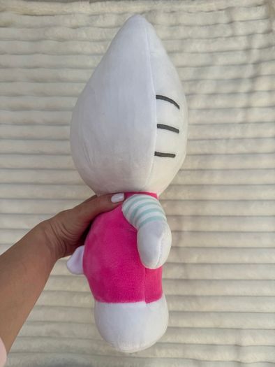 Hello Kitty Plush Pink Dress approx. 35 cm. a bit dirty Please see pictures