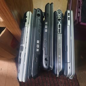 5x Old Laptops Joblot, No Rams,no Hdds, For Parts Or Repair