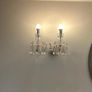 Handmade Waterford Crystal Chandelier and side lights Image 2