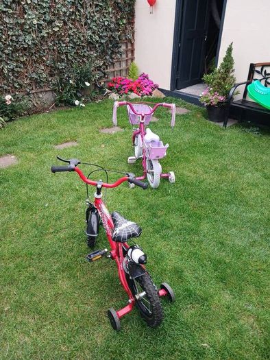 12" kids bikes with stabilisers