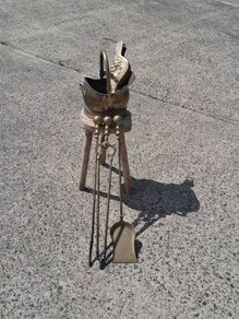 5 Piece Late Victorian Fire Companion Set