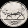 [#2095] - Ireland 1996 | ERROR | Irish 5p | 5 Pence | KM.28 Image 3