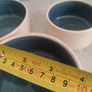 3 small Bowles shadow SNACK DISHES by o'dney pottery Image 6