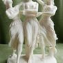 Vintage Alabaster 'The Three Graces' Soldatos made In Greece Object D'Art Image 5