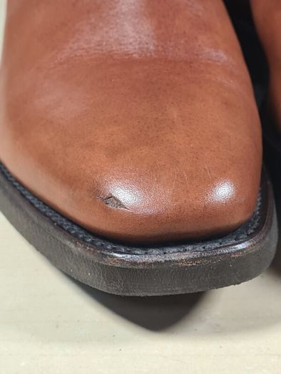Mens Rm Williams Comfort Craftsman Chelsea Boots Dark Tan Size Uk 8 H Wide Foot