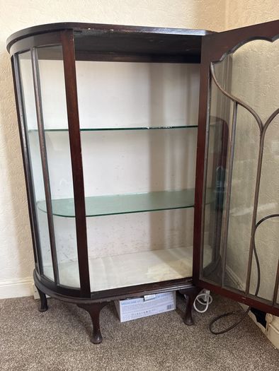 cabinet glass display