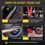 12V Car Jump Starter 8000A Peak Auto Battery Booster Pack Power Bank, Jump Box With LED Light LCD Screen (Up To All Gas Or 10.0L Diesel Engine) Image 4
