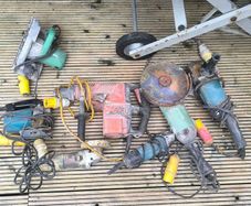 Old heavy duty tools