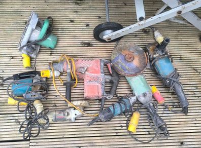 Old heavy duty tools