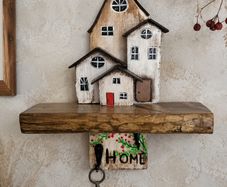 Handcrafted wooden key holders!