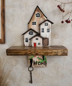 Handcrafted wooden key holders!