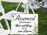 main image for ad Wedding reserve the seat sign