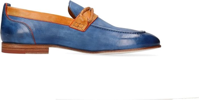 Melvin & Hamilton Men's Low Shoes Loafers Santo 1, Blue, EU 45, UK 11, US 12