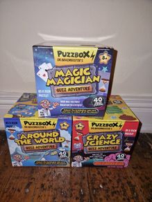 3 Brand new Puzzlebox Dr.Brainbusters