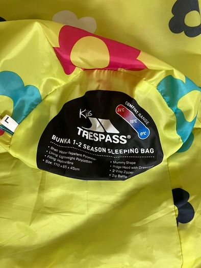 Kids sleeping bag Trespass