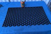 Rubber scraper door mat