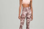 Lululemon Align pants leggings size US 4 UK 8 diamond dye pink