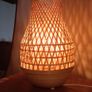 2 X Ikea Misterhult Bamboo Table Lamp Image 3