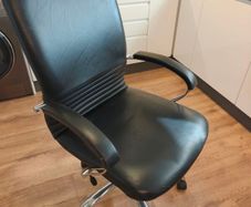 Black Leather Executive Office Chair