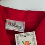 Vintage red blouse with embroidered detail uk 16 Image 8