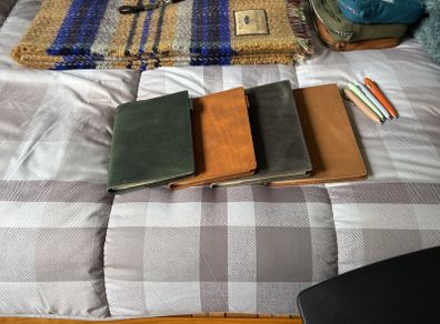 Galen Leather, Life Noble, Apica Uniball Stationary Bundle