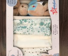 Peter Rabbit Rattle and Muslin Cloths