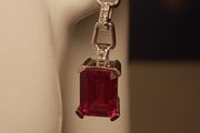 Sterling Silver Lab Grown Rare Padparasha Sapphire Earrings