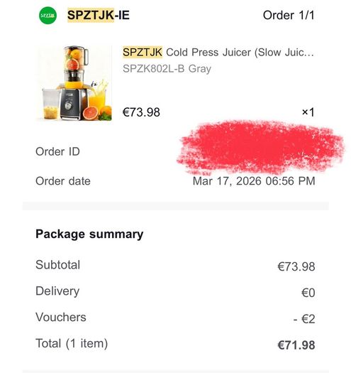 SPZTJK juicer blender