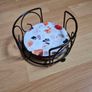Metal coaster holder, 12cm (coasters not included) Image 3