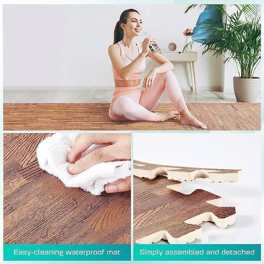 EVA Foam Floor Tiles, Foam Mats, Gym Floor Mats, Interlocking Floor Mats for Garage Flooring, Swimming Pool Outdoor, Hot Tub, Tent Carpet, Camping Mats, Playpen Dog Mats