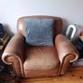 Aniline Leather 3-Seater Sofa & Matching Armchair Image 4