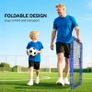 Double Sided Football Rebounder Net, Football Rebound Goal with 5 Adjustable Angles for Football Training Image 2