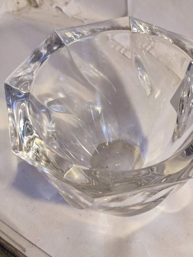 Orrefors Crystal Bowl Paperweight Style Residence by Olle Alberius Sweden