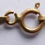 Vintage Solid 9K Yellow Gold 375 Herringbone Bracelet: Reversible Textured & Polished Finish, Flat Snake Chain Style length 7,1" - 1,1g Image 3