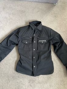 Motorcycle jacket and jeans