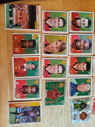 Merlin Football Premier League stickers 95 96 97 season and 2002 world cup