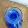 Vintage blue glass perfume bottle Image 3