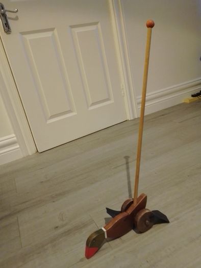 Vintage Wooden Waddle Duck