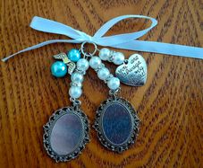 Wedding Bouquet Photo Charm