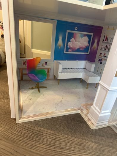 Rainbow High wooden dollhouse