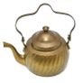 Vintage Brass tea kettle| tea pot Image 2