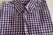 Gant washer gingham shirt size large
