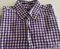 Gant washer gingham shirt size large
