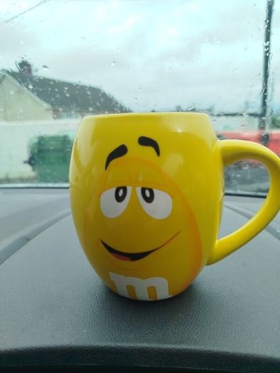m&m mug